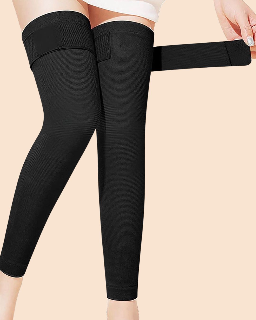 🔥 2 Pcs Premium Winter Knee Warmers – With Adjustable Belt for Pain Relief- Free Delivery